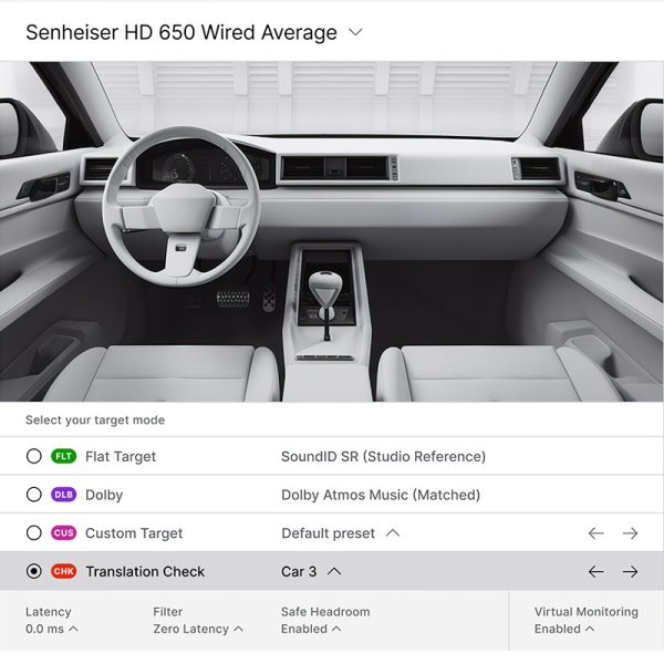 SoundID Reference Virtual Monitoring Add-on Screenshot - Car