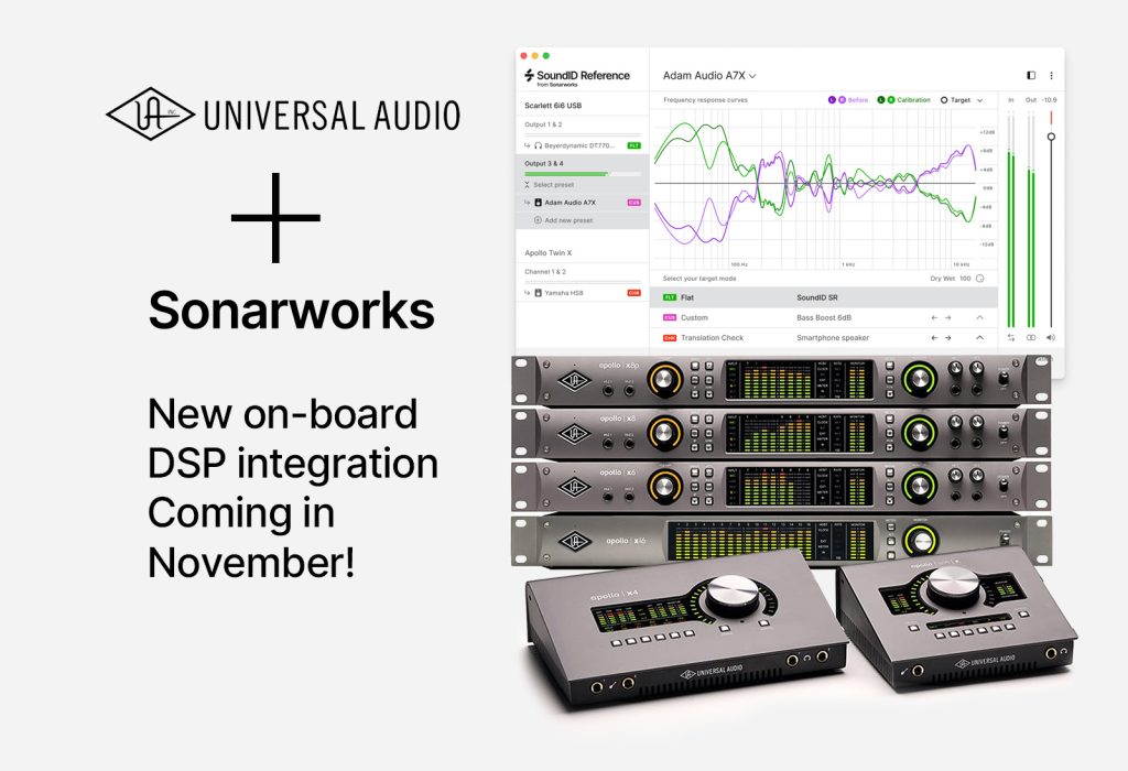 Sonarworks Integration with Universal Audio Apollo